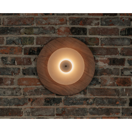 Lampa ścienna Aeroplan Wood Wall 32 – Orzech Amerykański | Loftlight