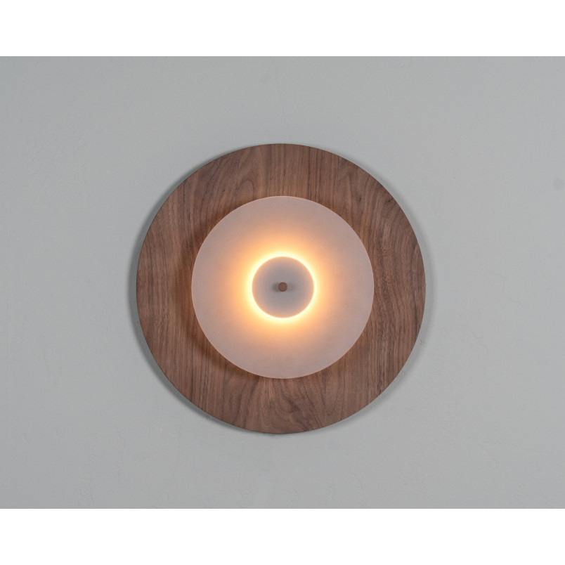 Lampa ścienna Aeroplan Wood Wall 47 – Orzech Amerykański | Loftlight
