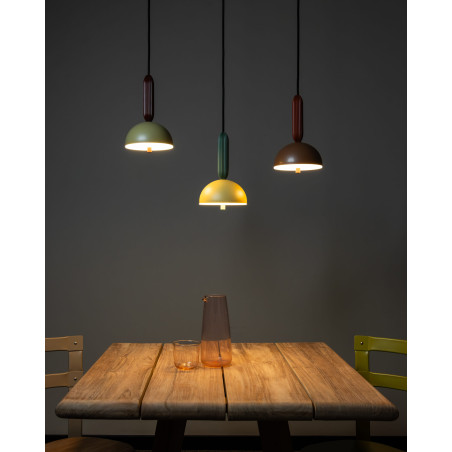 Lampa wisząca Vicky Hedge Green & Dusky Citron | Loftlight | CRI 95