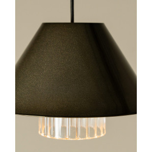 Lampa wisząca O la-la Canteen – Loftlight | Oliwkowy Brąz i Szkło