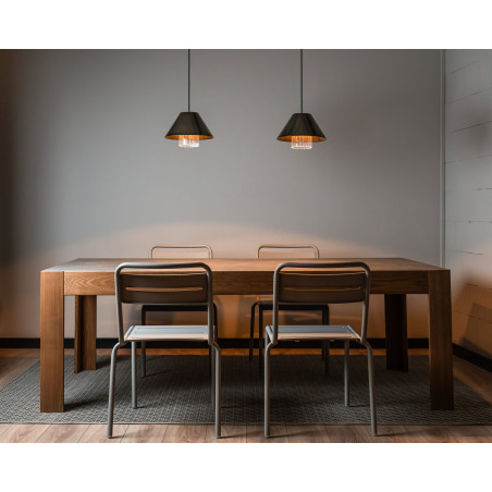 Lampa wisząca O la-la Canteen – Loftlight | Oliwkowy Brąz i Szkło