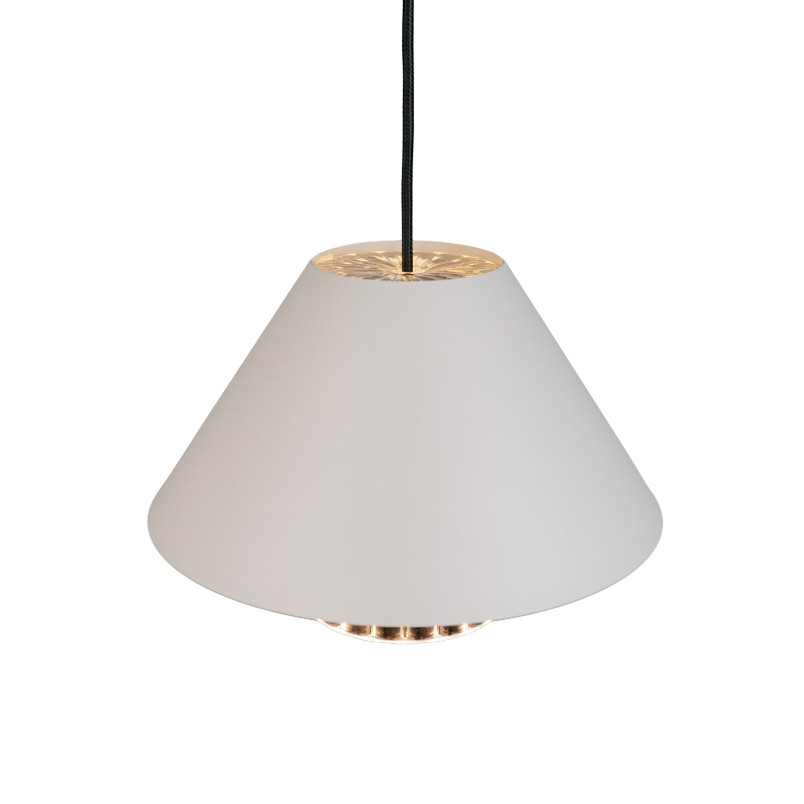 Lampa wisząca O la-la Bright White – Loftlight | Ryflowane szkło