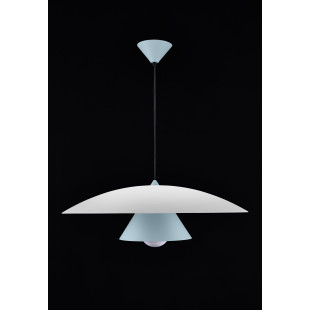 LoftLight Olemi Bright White & Winter Sky – Lampa Wisząca E27 60cm