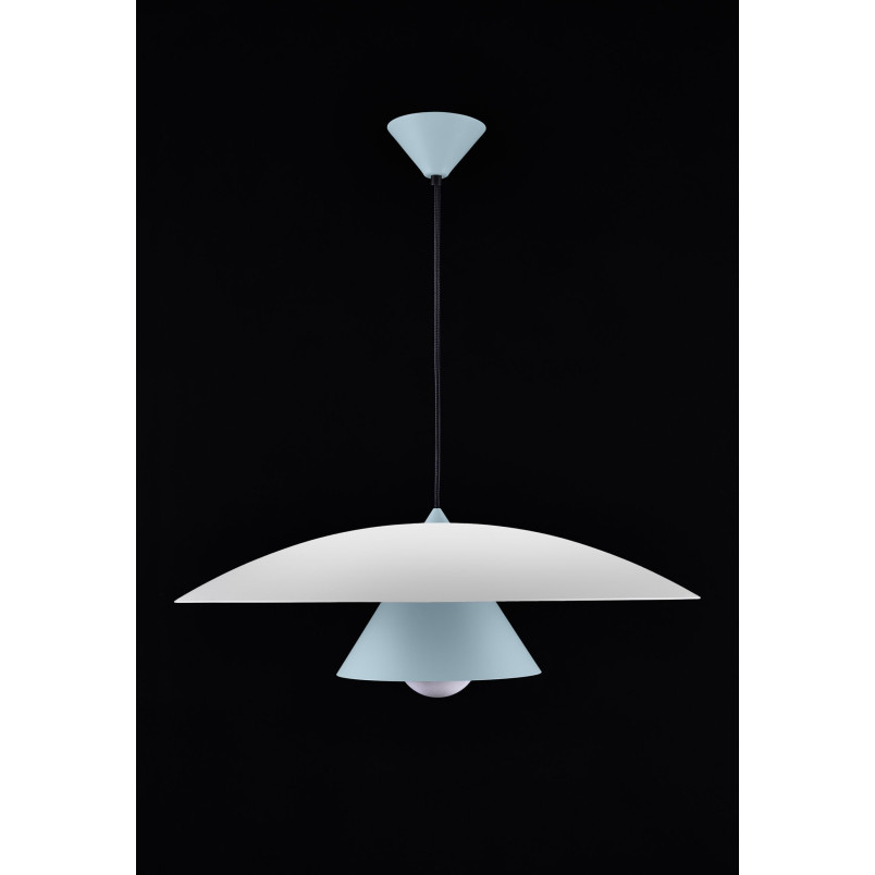 LoftLight Olemi Bright White & Winter Sky – Lampa Wisząca E27 60cm