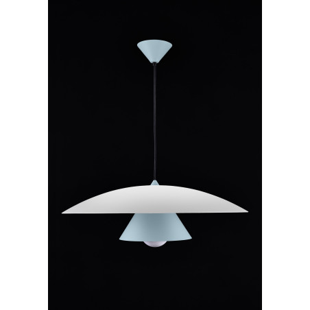 LoftLight Olemi Bright White & Winter Sky – Lampa Wisząca E27 60cm
