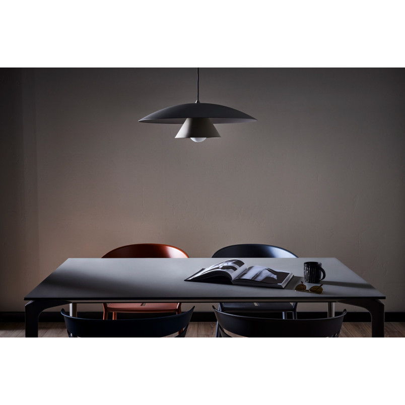 Lampa wisząca Olemi 60cm Jet Black / Steeple Grey | LoftLight