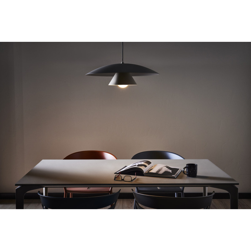 Lampa wisząca Olemi 60cm Jet Black / Steeple Grey | LoftLight