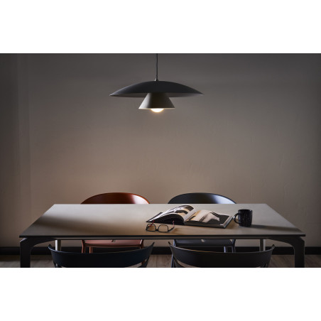 Lampa wisząca Olemi 60cm Jet Black / Steeple Grey | LoftLight