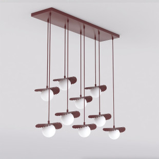 Lampa Flora 9 Burgundy Opal Emibig