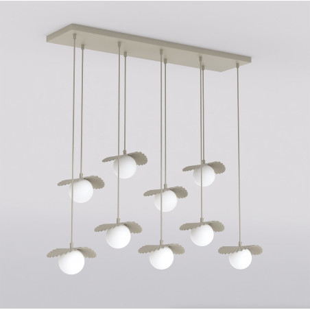 Lampa Flora 9 Mokka Opal Emibig