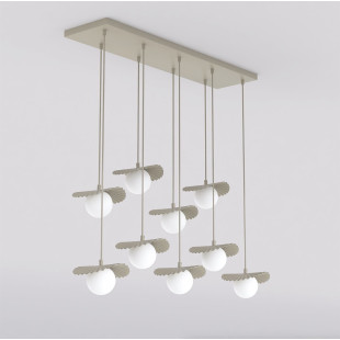 Lampa Flora 9 Mokka Opal Emibig