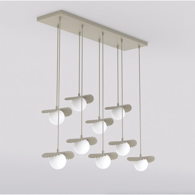 Lampa Flora 9 Mokka Opal Emibig