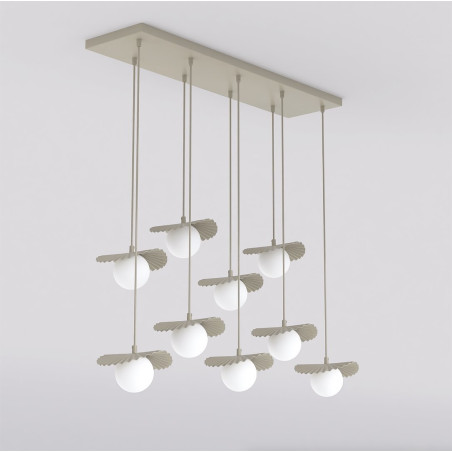 Lampa Flora 9 Mokka Opal Emibig