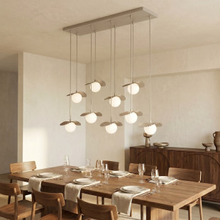 Lampa Flora 9 Mokka Opal Emibig