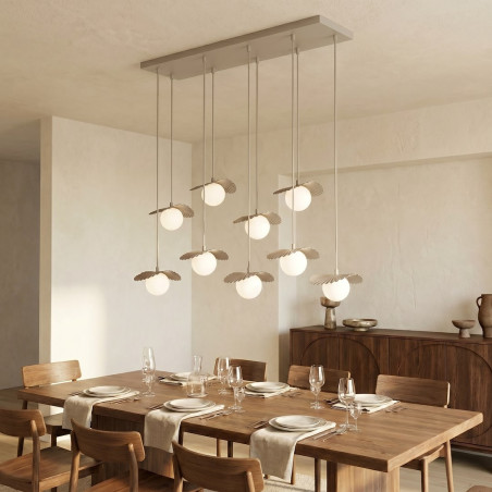Lampa Flora 9 Mokka Opal Emibig