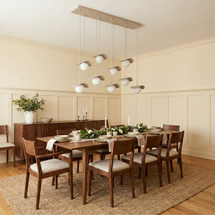 Lampa Flora 9 Mokka Opal Emibig