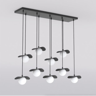 Lampa Flora 9 Black Opal Emibig
