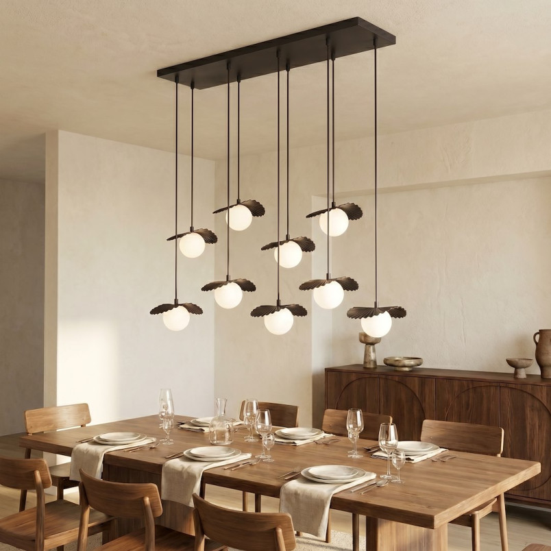 Lampa Flora 9 Black Opal Emibig
