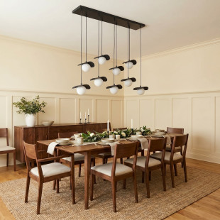 Lampa Flora 9 Black Opal Emibig