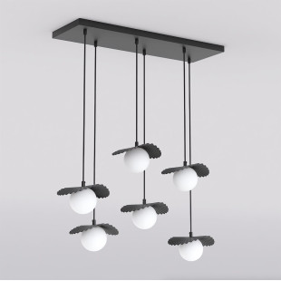 Lampa Flora 6 Black Opal Emibig