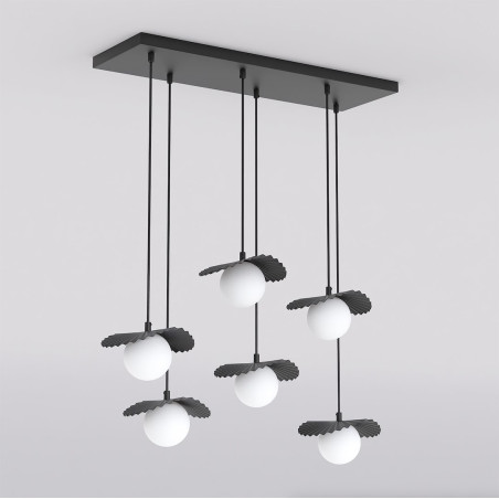 Lampa Flora 6 Black Opal Emibig