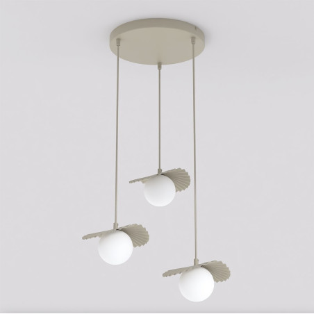 Lampa Flora 3Prem Mokka Opal Emibig