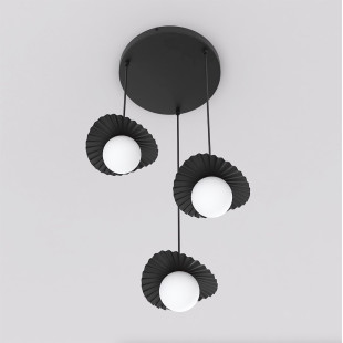 Lampa Flora 3Prem Black Opal Emibig