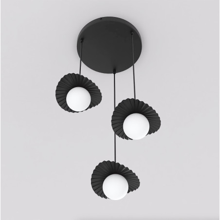 Lampa Flora 3Prem Black Opal Emibig