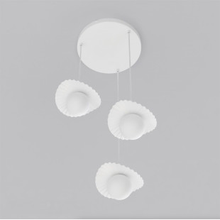 Lampa Flora 3Prem White Opal Emibig