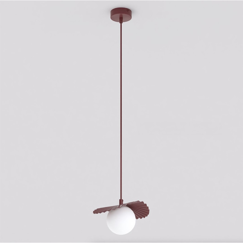 Lampa Flora 1 Burgundy Opal Emibig