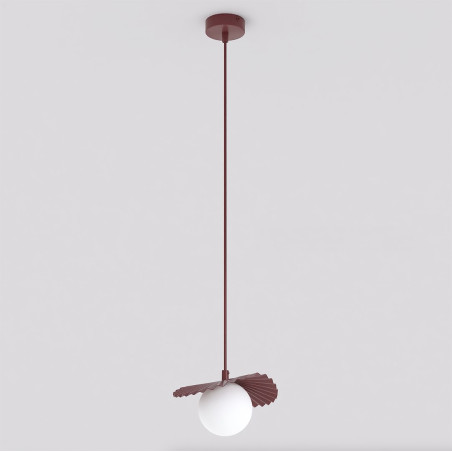 Lampa Flora 1 Burgundy Opal Emibig