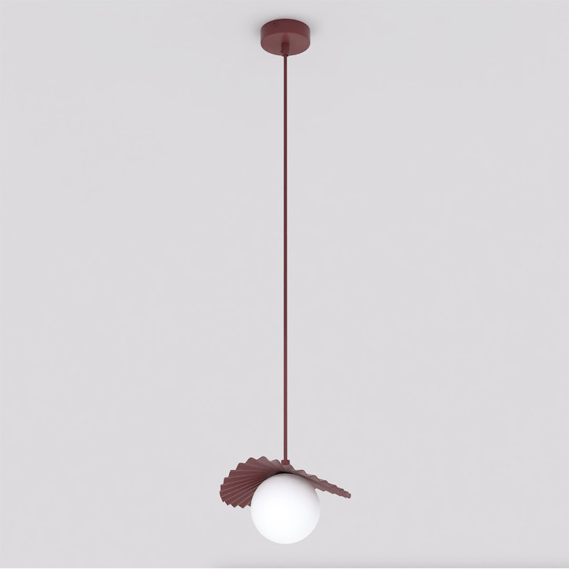 Lampa Flora 1 Burgundy Opal Emibig