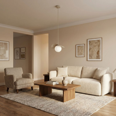 Lampa Flora 1 Mokka Opal Emibig