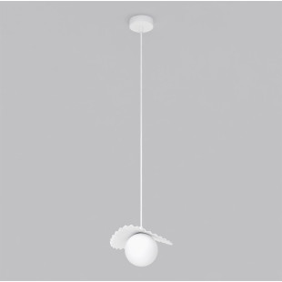 Lampa Flora 1 White Opal Emibig