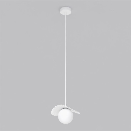 Lampa Flora 1 White Opal Emibig