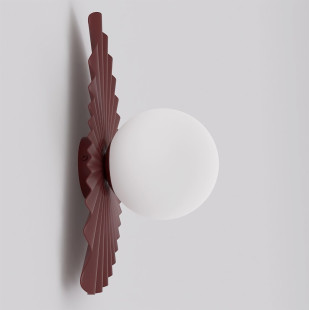 Lampa Flora K1 Burgundy Opal Emibig