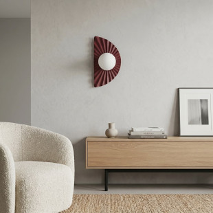 Lampa Flora K1 Burgundy Opal Emibig