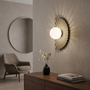 Lampa Flora K1 Mokka Opal Emibig