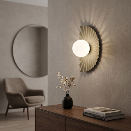 Lampa Flora K1 Mokka Opal Emibig