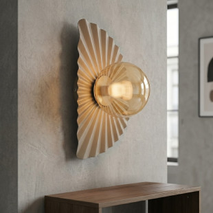 Lampa Flora K1 Mokka Amber Emibig