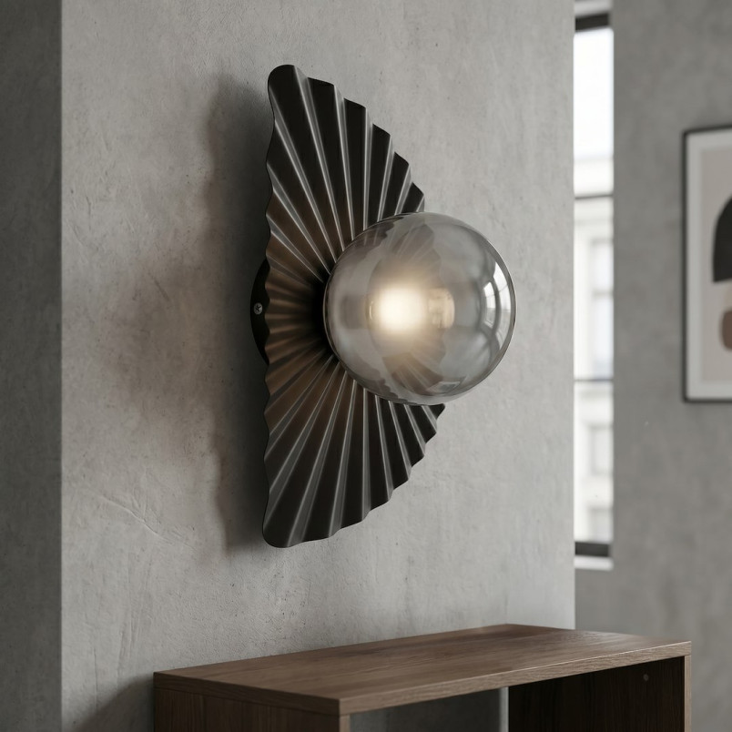 Lampa Flora K1 Black Grafit Emibig