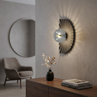 Lampa Flora K1 Black Grafit Emibig