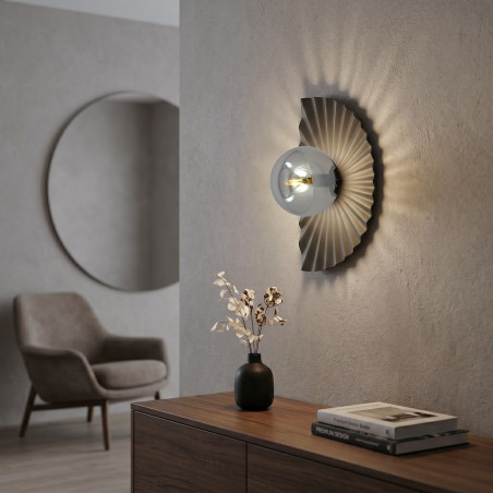 Lampa Flora K1 Black Grafit Emibig
