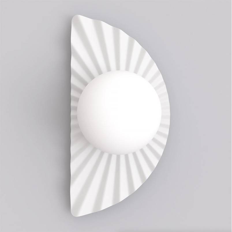 Lampa Flora K1 White Opal Emibig