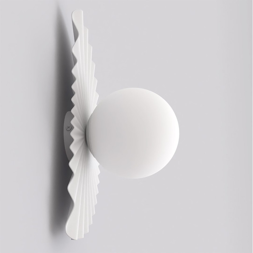 Lampa Flora K1 White Opal Emibig