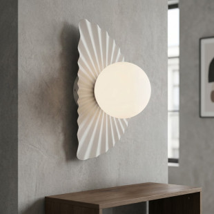 Lampa Flora K1 White Opal Emibig