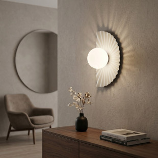 Lampa Flora K1 White Opal Emibig