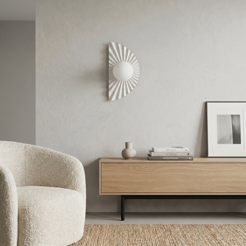 Lampa Flora K1 White Opal Emibig