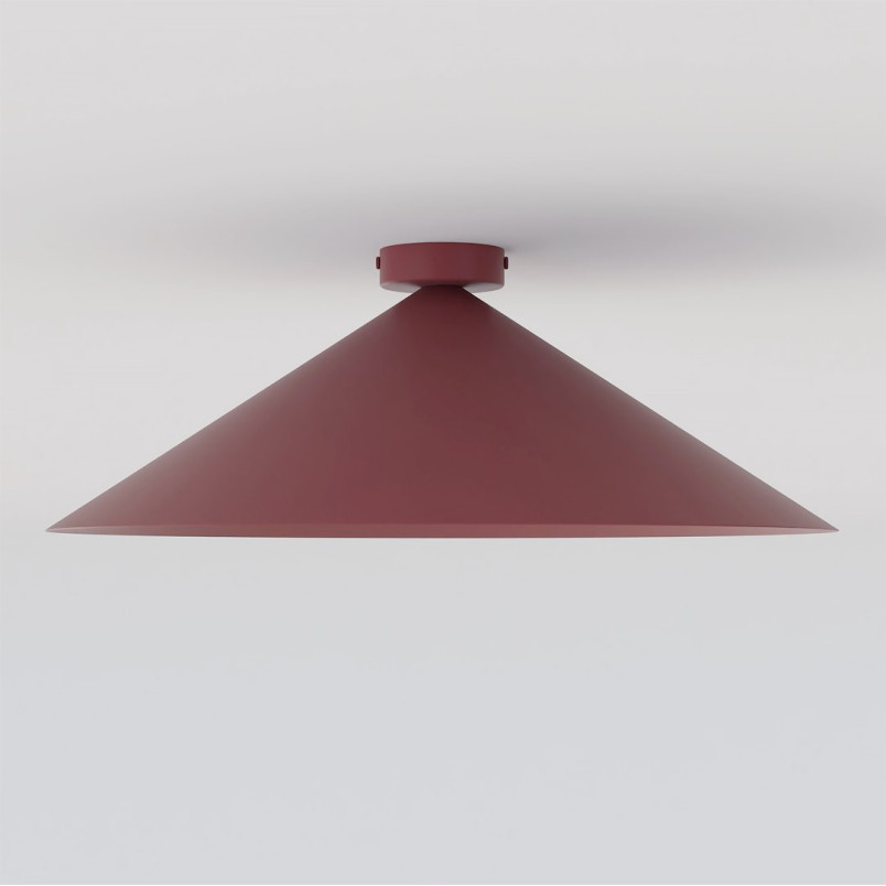 Lampa Mono 1L Plafon Burgundy Opal Emibig