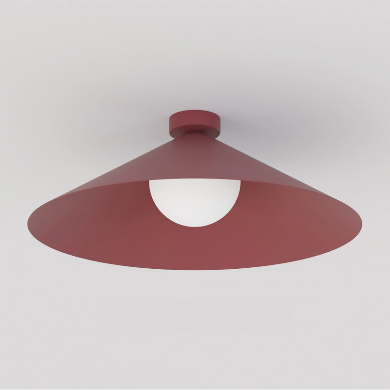 Lampa Mono 1L Plafon Burgundy Opal Emibig